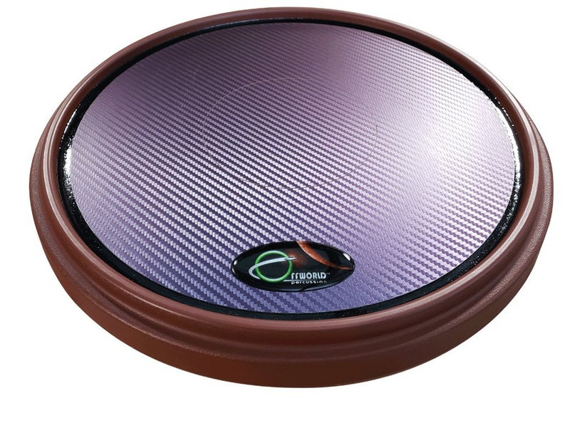 Offworld Percussion Invader V3R-VMLBC Pad VML Blue Chameleon/Red Rim - Image 1